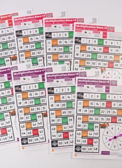 Multiplication Race Game Pack