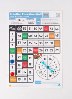 Fraction Race Game Pack