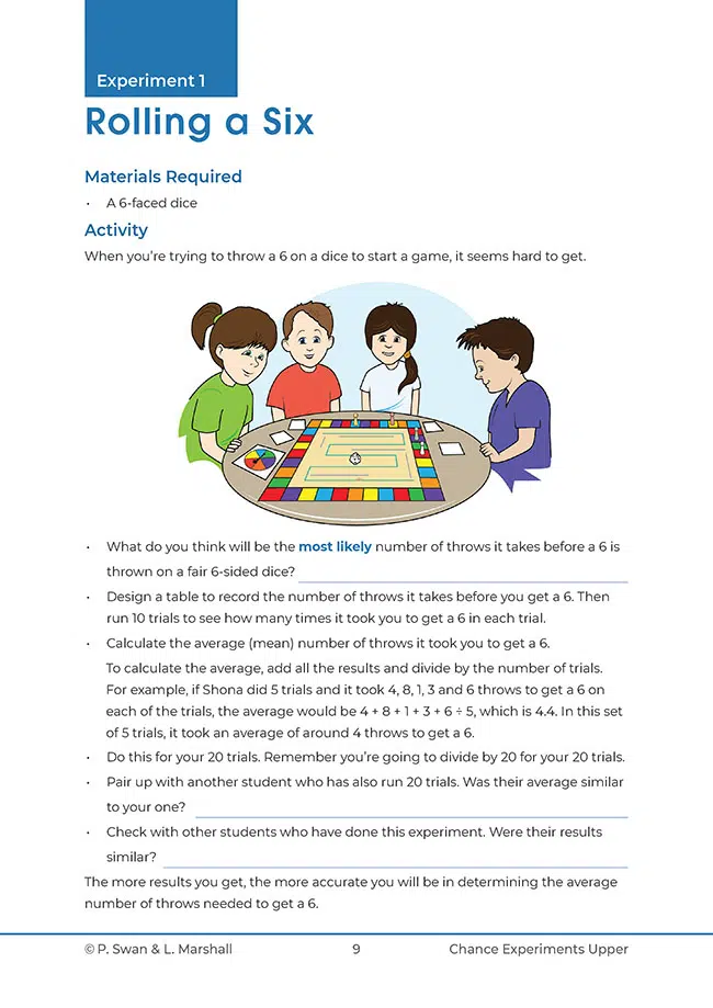 Probability Chance Experiments 2 - Upper Primary - Image 6