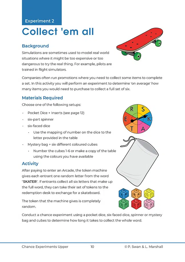 Probability Chance Experiments 2 - Upper Primary - Image 5