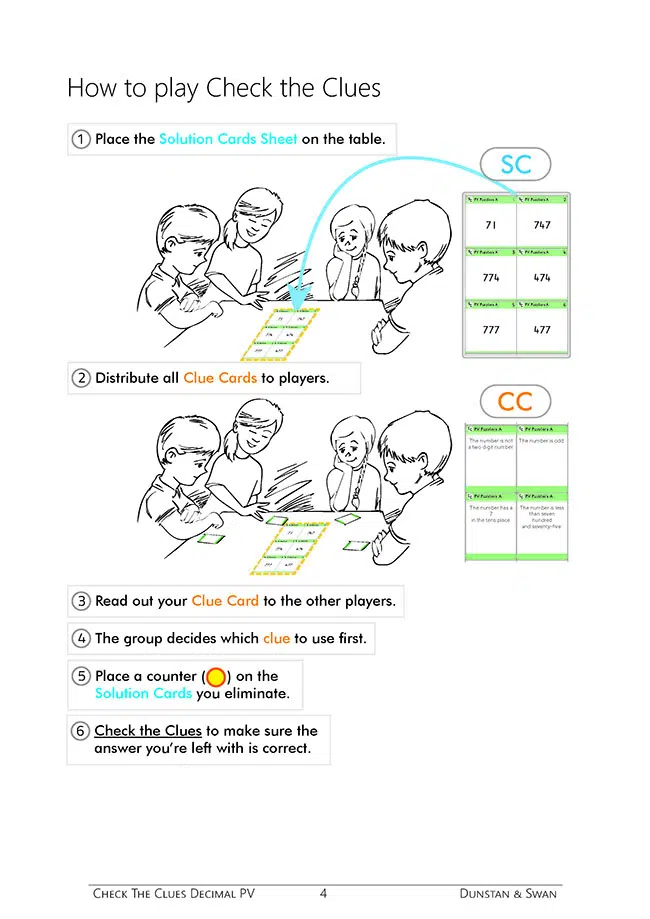 Check the Clues Place Value - Decimal Numbers - Image 8