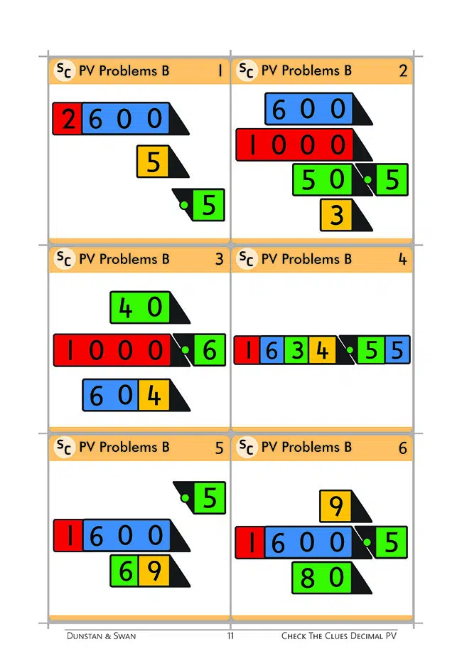 Check the Clues Place Value - Decimal Numbers - Image 7