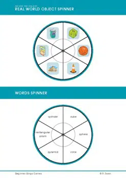 Beginner Bingo - 3D Objects (Download) - Image 4