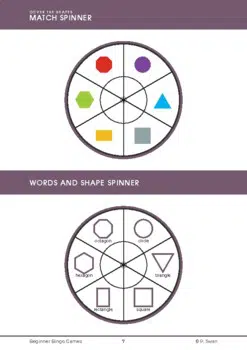 Beginner Bingo - 2D Shapes (Download) - Image 2