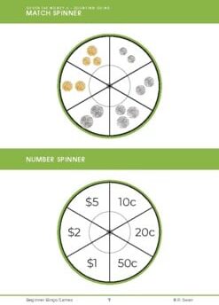 Beginner Bingo – Counting Coins (Download)