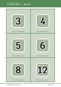 Beginner Bingo - Missing Number (Download) - Image 4