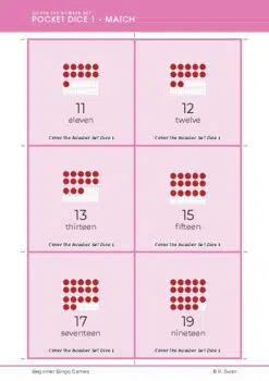 Beginner Bingo - Teens Tens Frames (Download) - Image 3