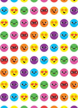 Dynamic Dots Smiles – Merit Stickers (Pack of 800)