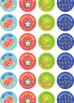 Maths Star – Merit Stickers (Pack of 96)