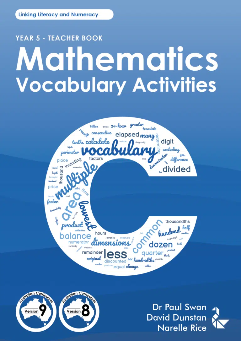 Mathematics Vocabulary Activities Year 5