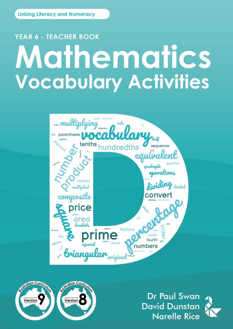 Mathematics Vocabulary Activities Year 6