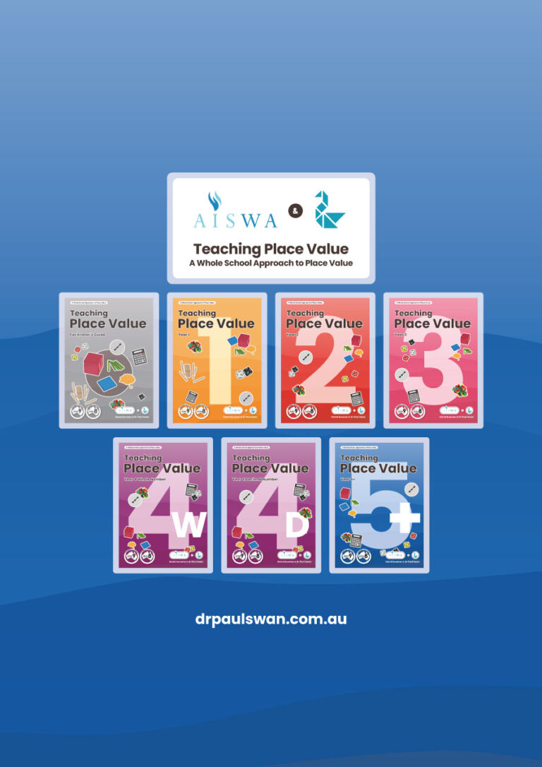 Teaching Place Value Series released Dr Paul Swan