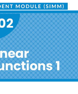 OTR Module: D02 Linear Functions 1 (eBooks)