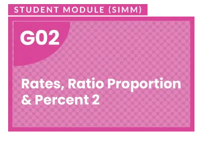 OTR Module: G02 Rates, Ratio, Proportion & Percent 2 (eBooks)