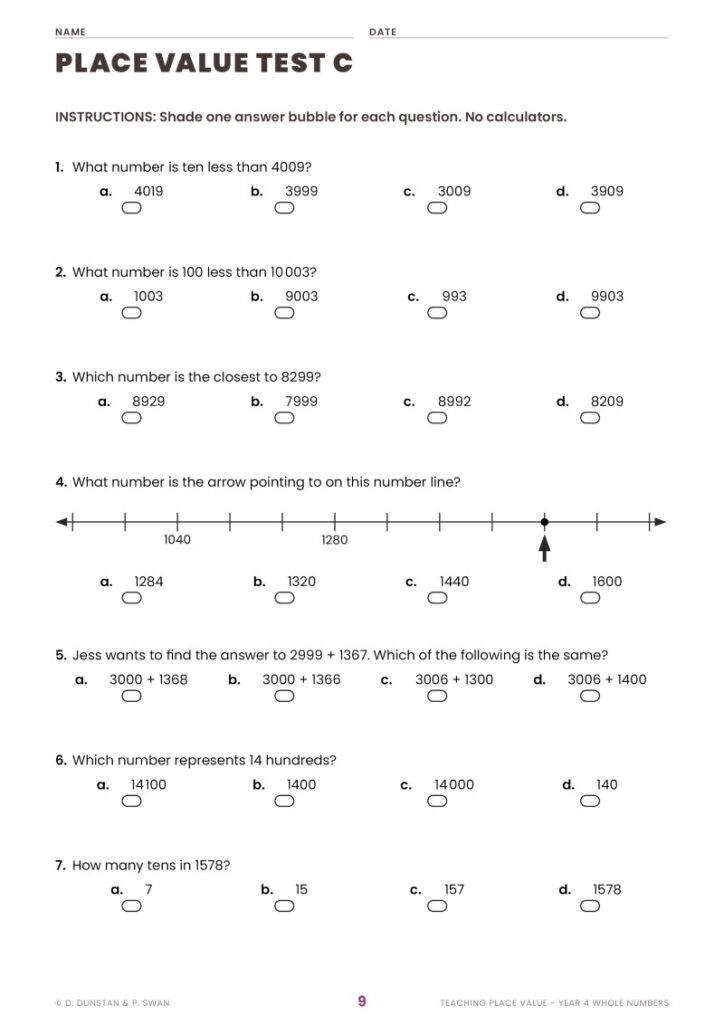 Teaching Place Value Year 4 Whole Numbers | Dr Paul Swan