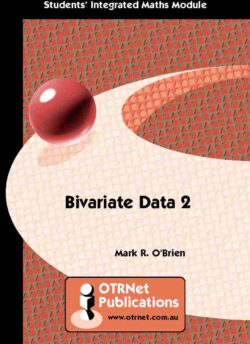 OTR Module: H03 Bivariate Data 2 Student Book (Printed Book)