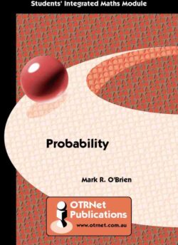 OTR Module: H06 Probability Student Book (Printed Book)