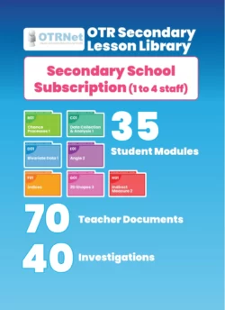 OTR Secondary Lesson Library Subscription (Secondary School 1-4 Staff)