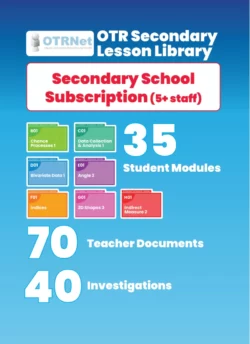 OTR Secondary Lesson Library Subscription (Secondary School 5+ Staff)