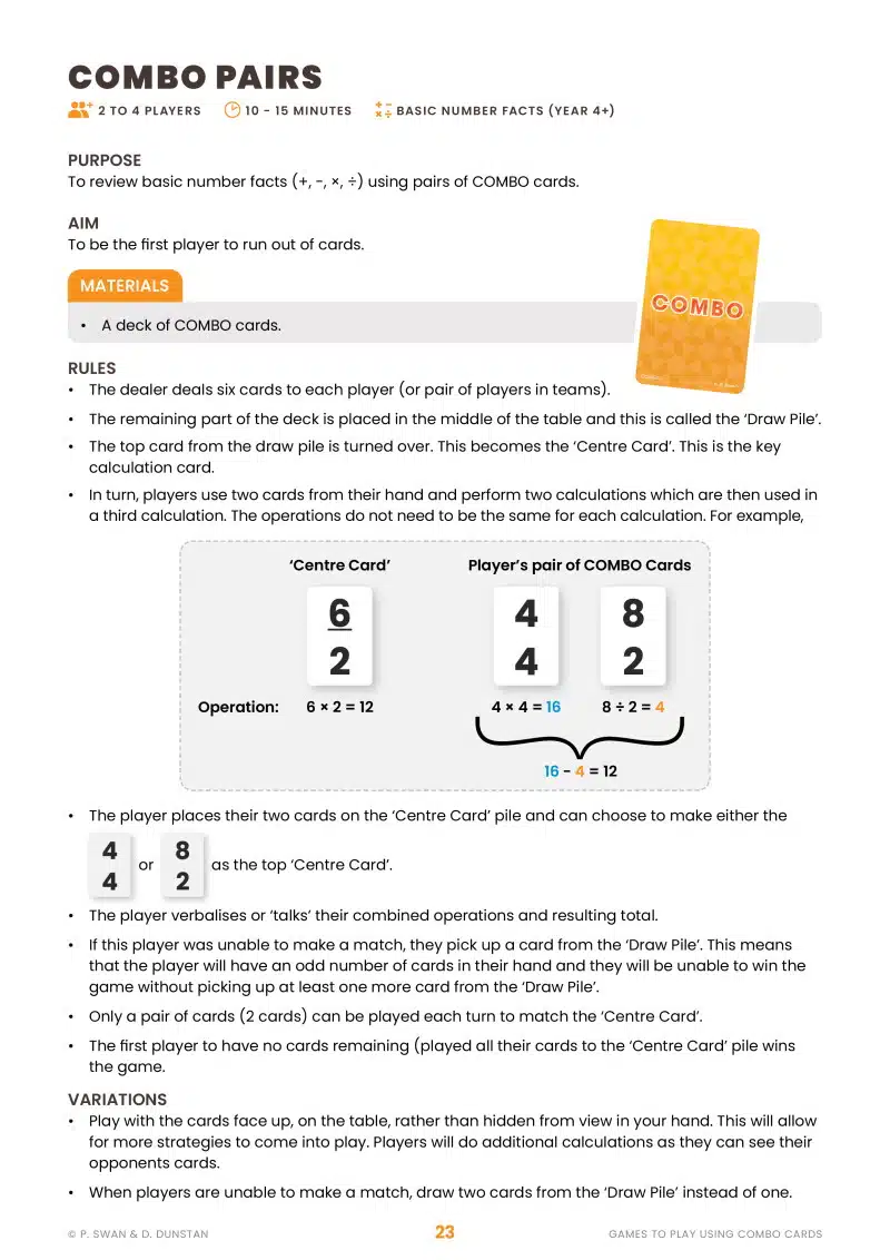 Games to Play Using COMBO - Image 3