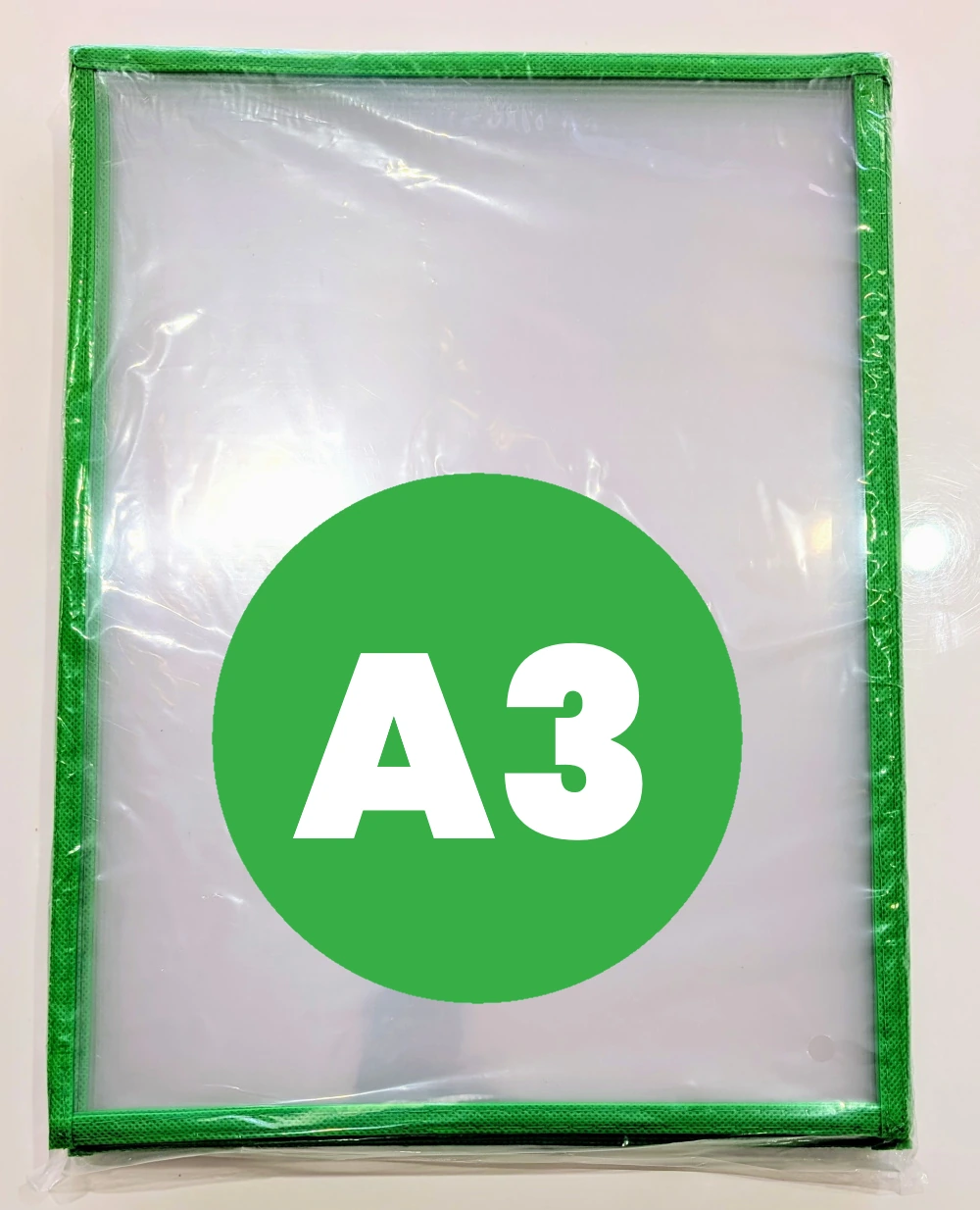 Write 'N' Wipe Paper Saver Sleeves A3 - Pack of 5 (Green)