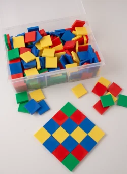 Square Colour Tiles – Opaque (200pc)