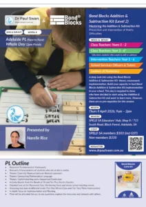 (April 9 2026) Live PL Ticket (Adelaide): Bond Blocks Addition & Subtraction Kit - Level 2 PL