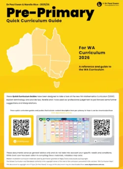 WA Quick Curriculum Guide Book – Pre-Primary