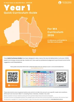 WA Quick Curriculum Guide Book – Year 1