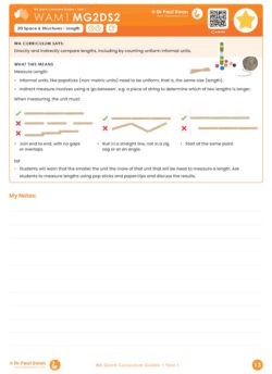 WA Quick Curriculum Guide Book – Year 1