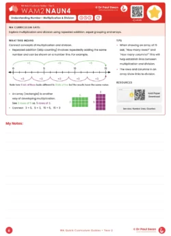 WA Quick Curriculum Guide Book – Year 2