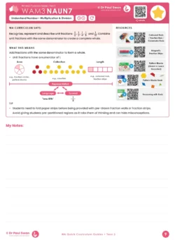 WA Quick Curriculum Guide Book – Year 3