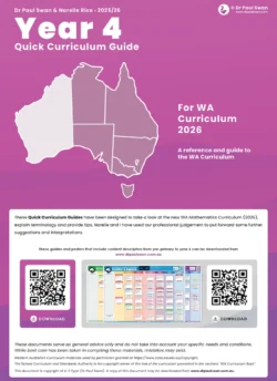 WA Quick Curriculum Guide Book – Year 4