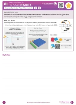 WA Quick Curriculum Guide Book – Year 4