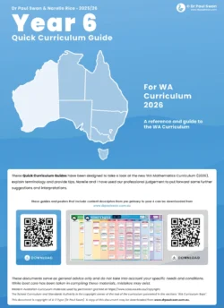 WA Quick Curriculum Guide Book – Year 6