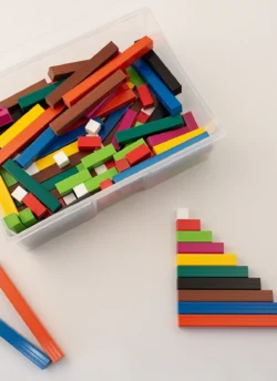 Coloured Rods (Fraction Bars) in Box (148pc)
