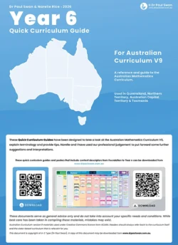 AC9 Quick Curriculum Guide Book – Year 6