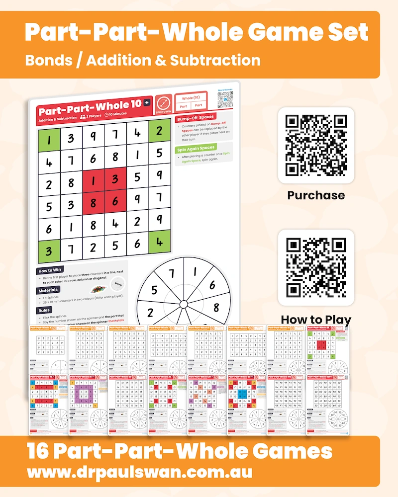 Part-Part-Whole Games Pack (Spin to Win) (Download)