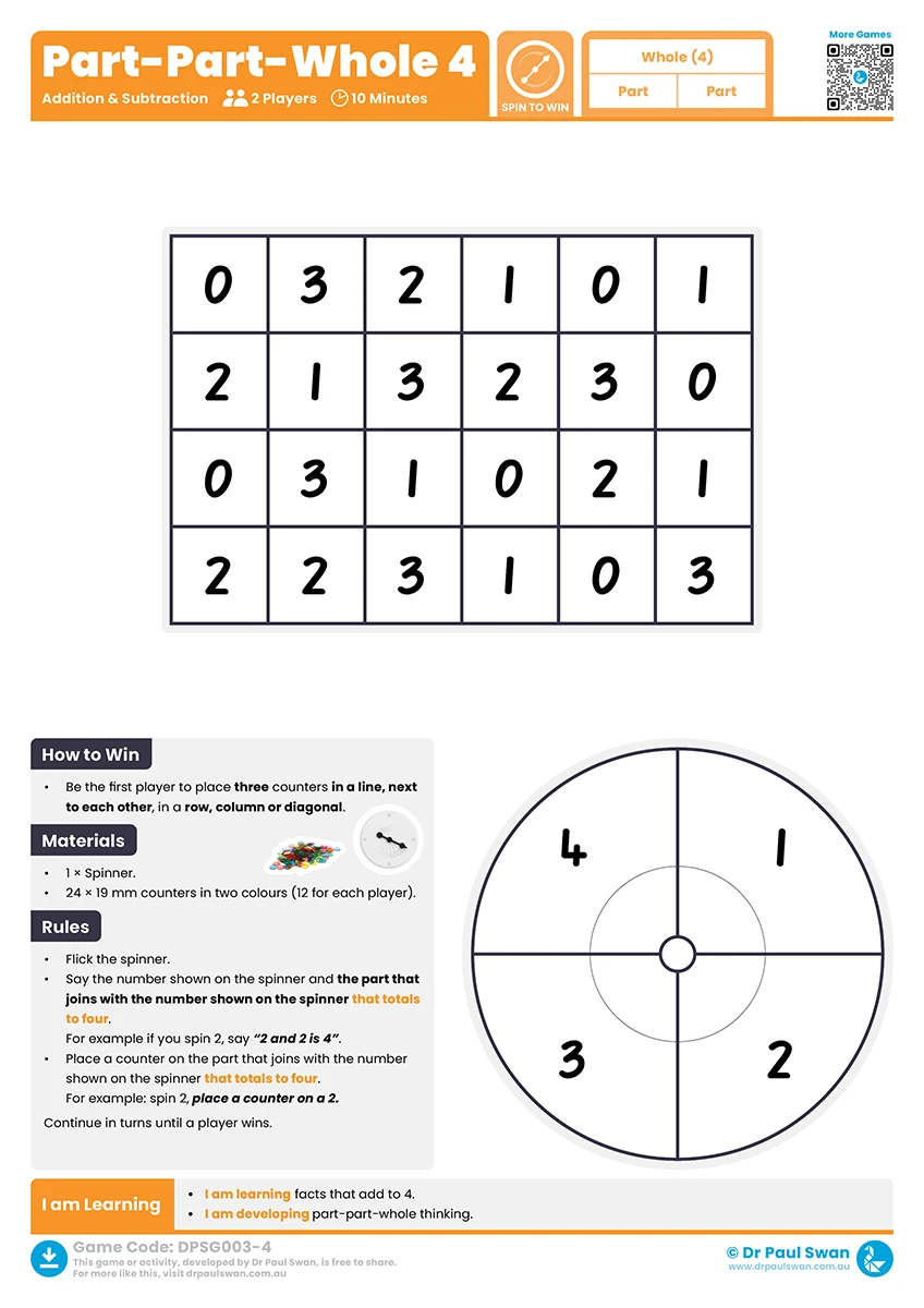 Part-Part-Whole Games Pack (Spin to Win) (Download) - Image 6
