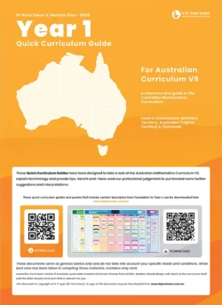 AC9 Quick Curriculum Guide Book – Year 1