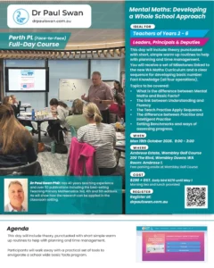 (Oct 19 2026) Live PL Ticket (Perth): Mental Maths: Developing a Whole School Approach