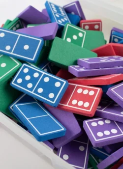 Foam Dominoes Box (112pc)