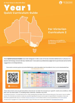 VC2 Quick Curriculum Guide Book – Year 1