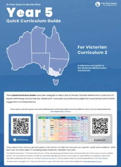 VC2 Quick Curriculum Guide Book – Year 5