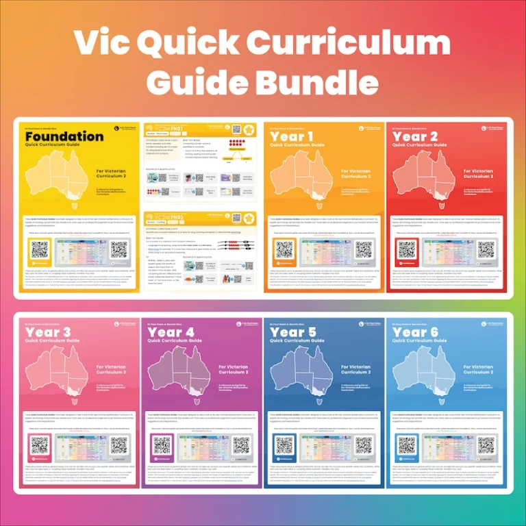 VIC VC2 Quick Curriculum Guide Booklets Bundle
