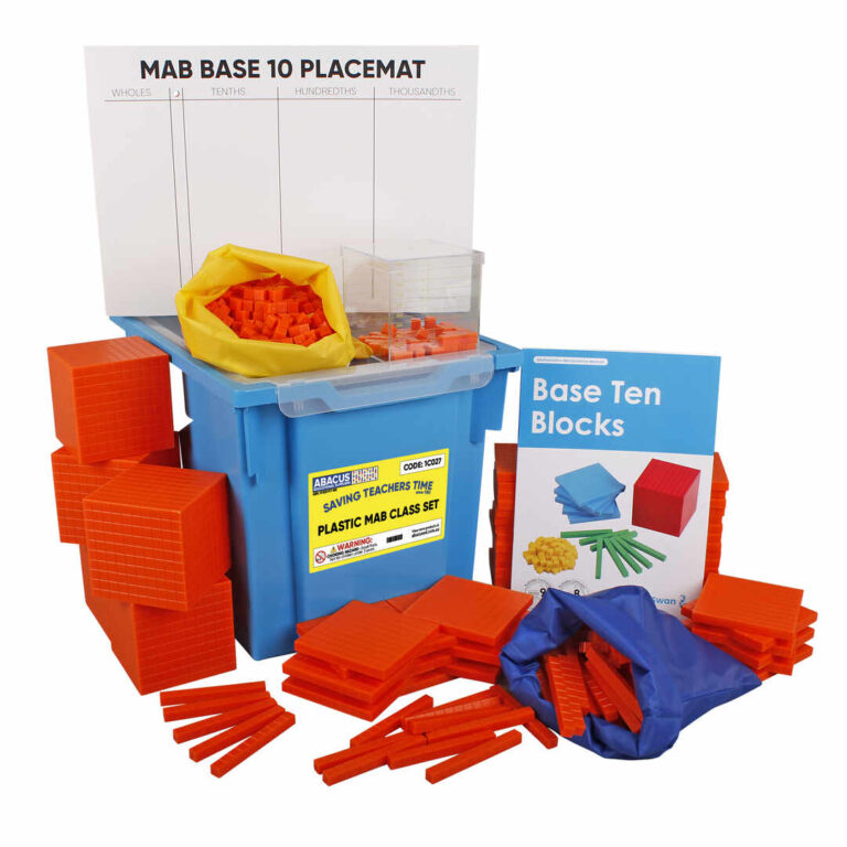 MAB Base 10 - Plastic Class Set with Book