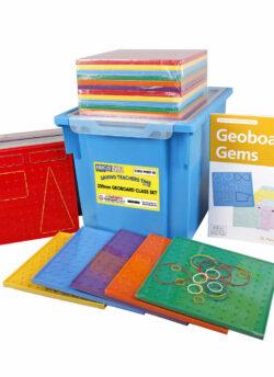 Geoboard – 230mm Class Set of 30 with Book