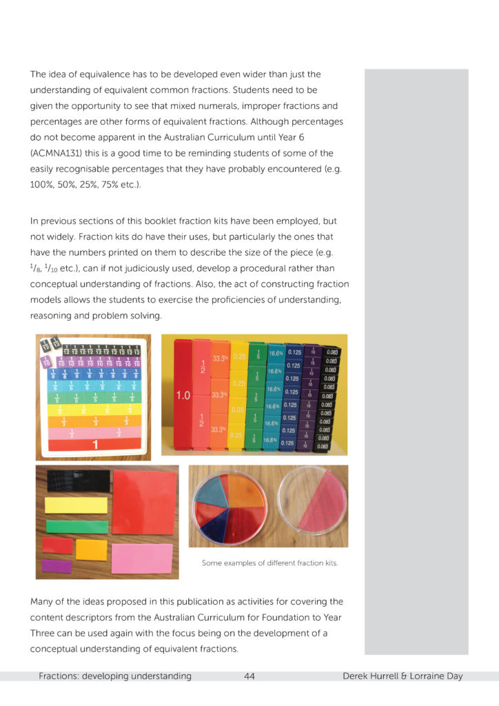 Developing a Conceptual Understanding of Fractions | Dr Paul Swan