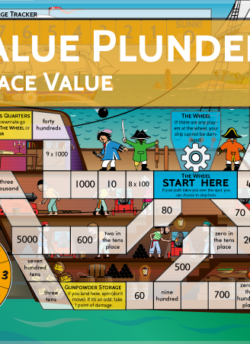 Place Value Plunder 1,2 & 3 Game Pack